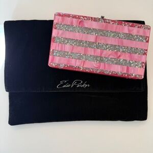 Edie Parker Acrylic Pink & Silver Star Clutch
